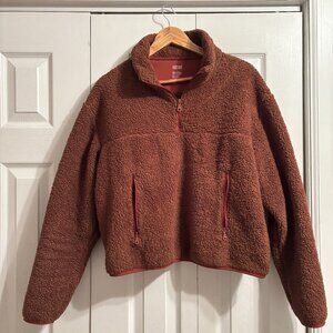 Girlfriend Collective Teddy Recycled Half-Zip Fleece